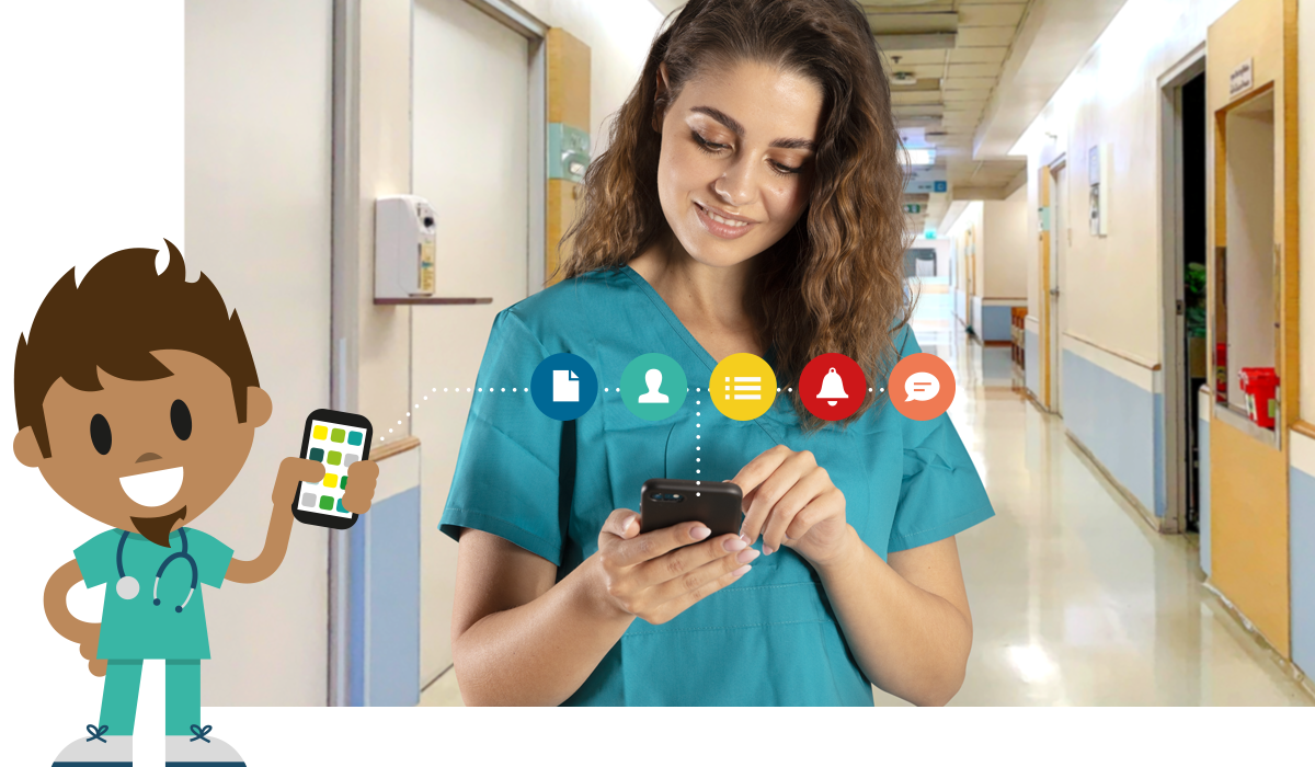 LOLYO intranet mobile d'entreprise, secteur santé et soins