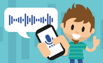 Sprachnachrichten per LOLYO Mitarbeiter-App Chat versenden