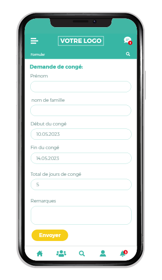 Formulaires LOLYO l'application pour les employés