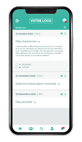 Rendez-vous LOLYO l'application pour les employés