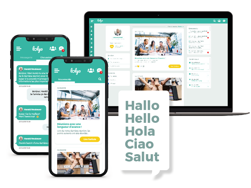 lolyo digital workplace fonctionnalite traduction