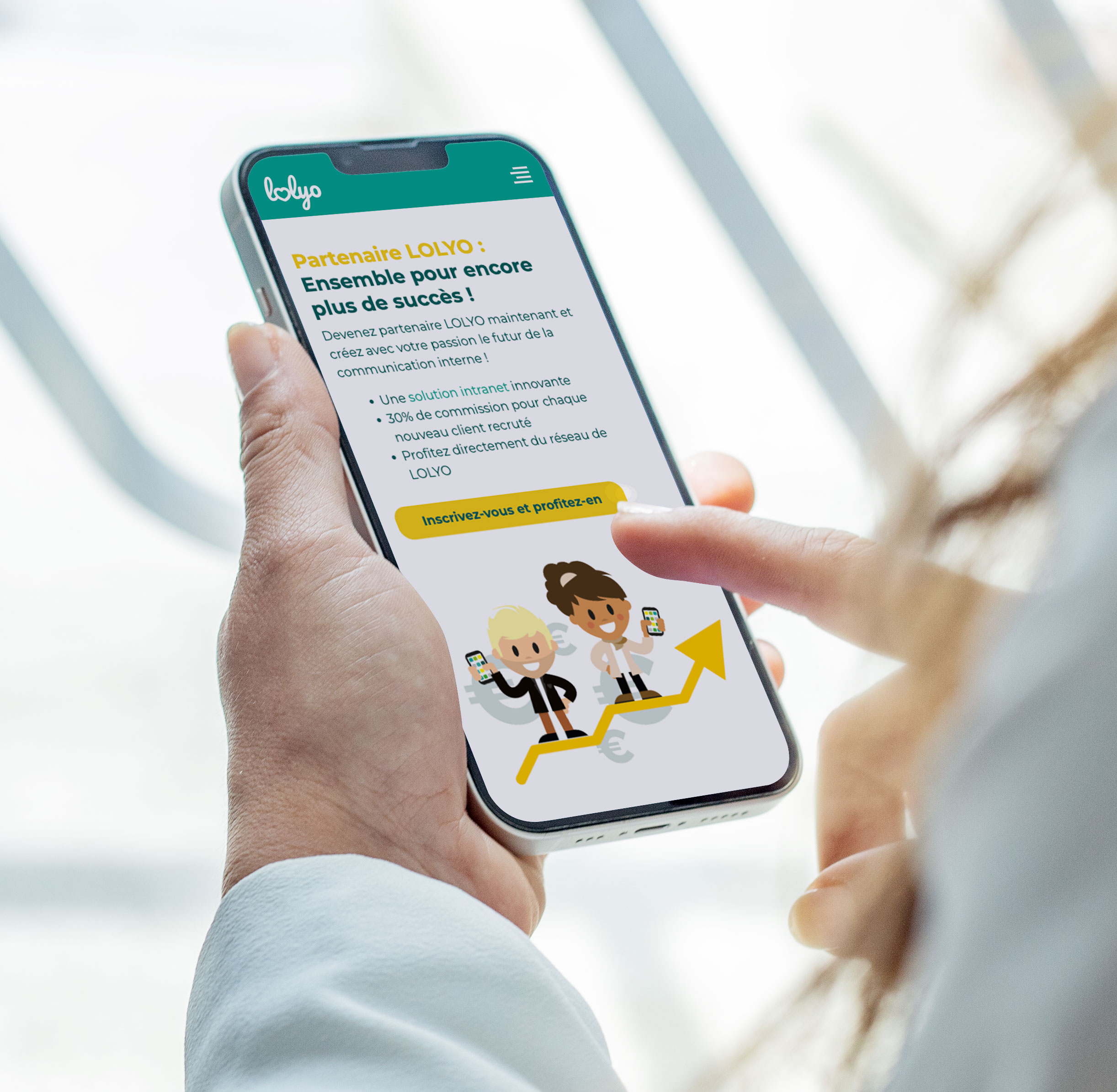 Devenez partenaire du réseau social d'entreprise LOLYO en un seul clic