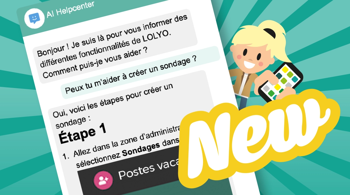 Testez le nouveau chatbot d'assistance LOLYO - réponds à vos questions de manière fiable et rapide