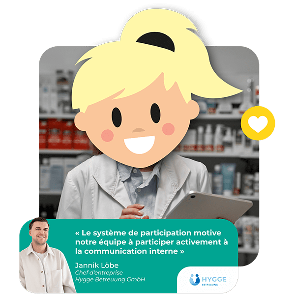 lolyo digital workplace - citation Hyyge : systeme de participation fonctionnalite appreciee