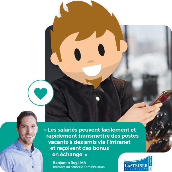 LOLYO réseau social d'entreprise - secteur tourisme - citation de Gastein